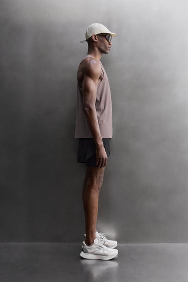 LIGHTWEIGHT RUNNING TANK TOP - Purple by Zara - Image 3