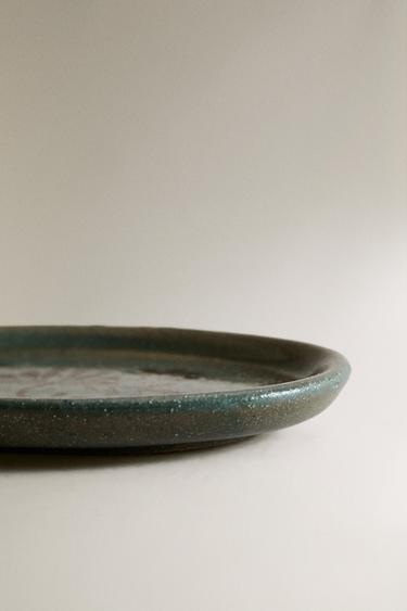 FLORAL CERAMIC BATHROOM SOAP DISH - Greens by Zara - Image 3