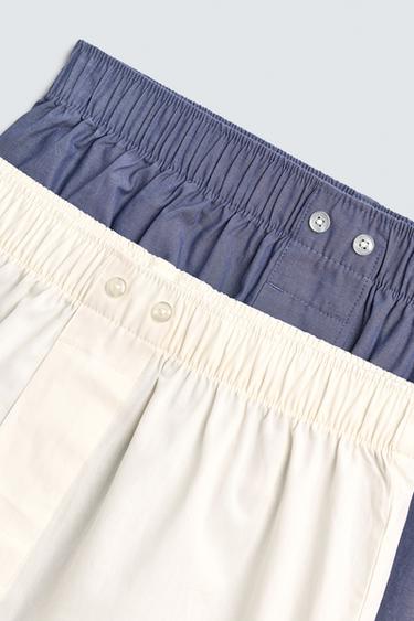 COMBINED POPLIN BOXERS 2-PACK - various by Zara - Image 2