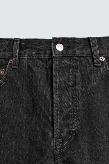 AARON LEVINE X ZARA STRAIGHT FIT JEANS - Charcoal by Zara - Image 8