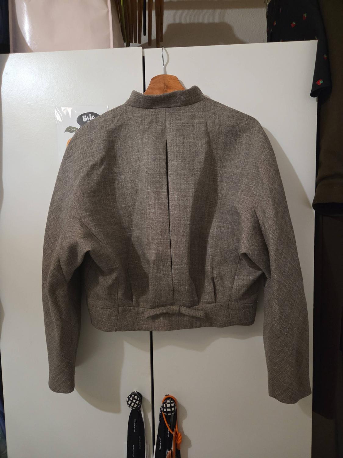 ZW COLLECTION WOOL BLEND CROPPED JACKET - Image 2