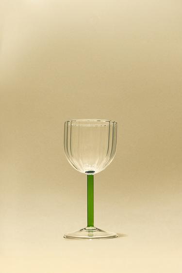 VERRE BOROSILICATE TIGE COULORÉE - Vert de Zara