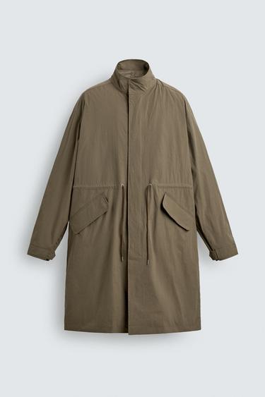 TECHNICAL PARKA WITH DETACHABLE WAISTCOAT - camel by Zara
