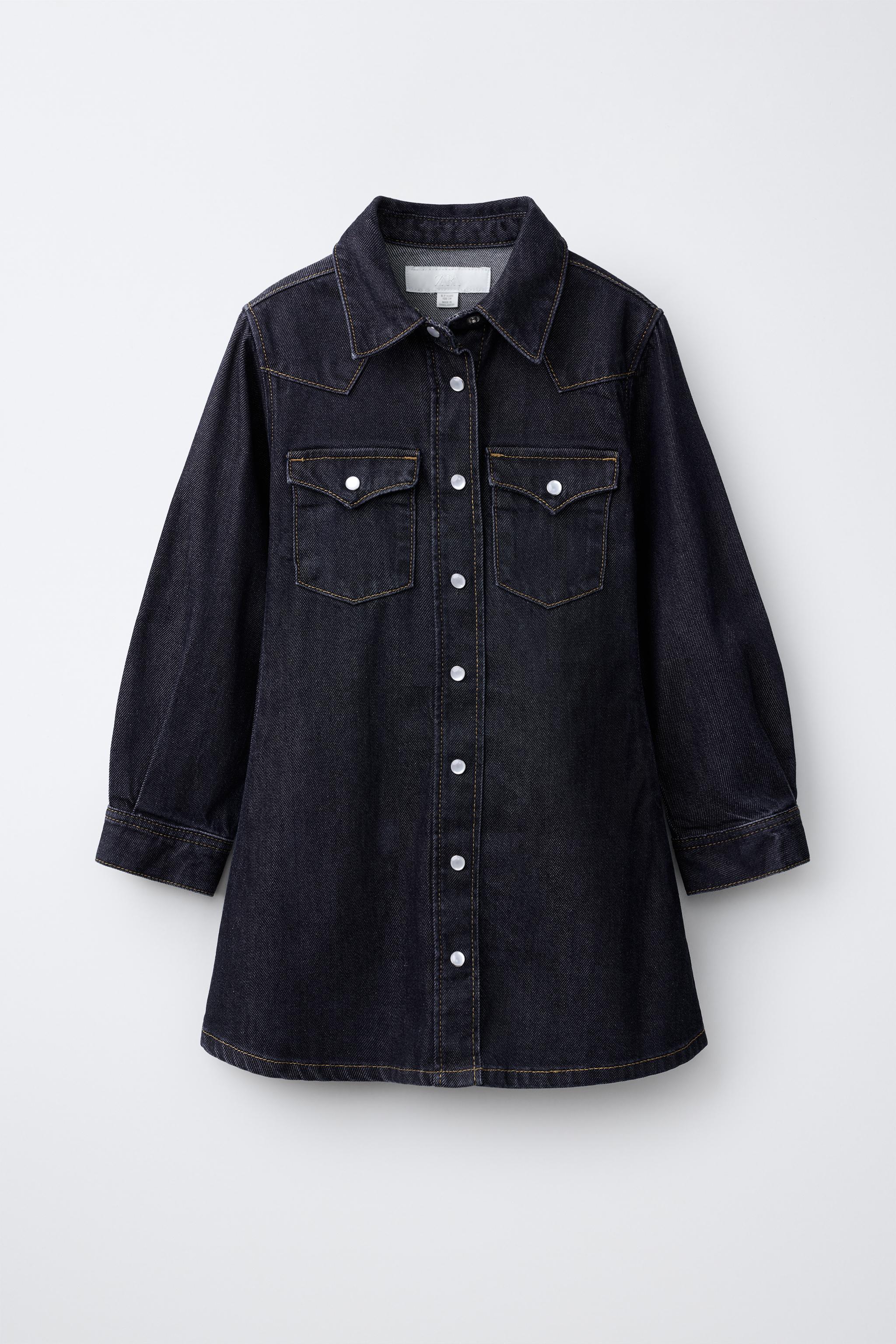 Детские платья Zara DENIM POCKET DRESS — фото 2