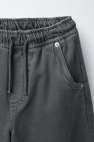 BALLOON PATCH TROUSERS - Blue grey by Zara - Image 2