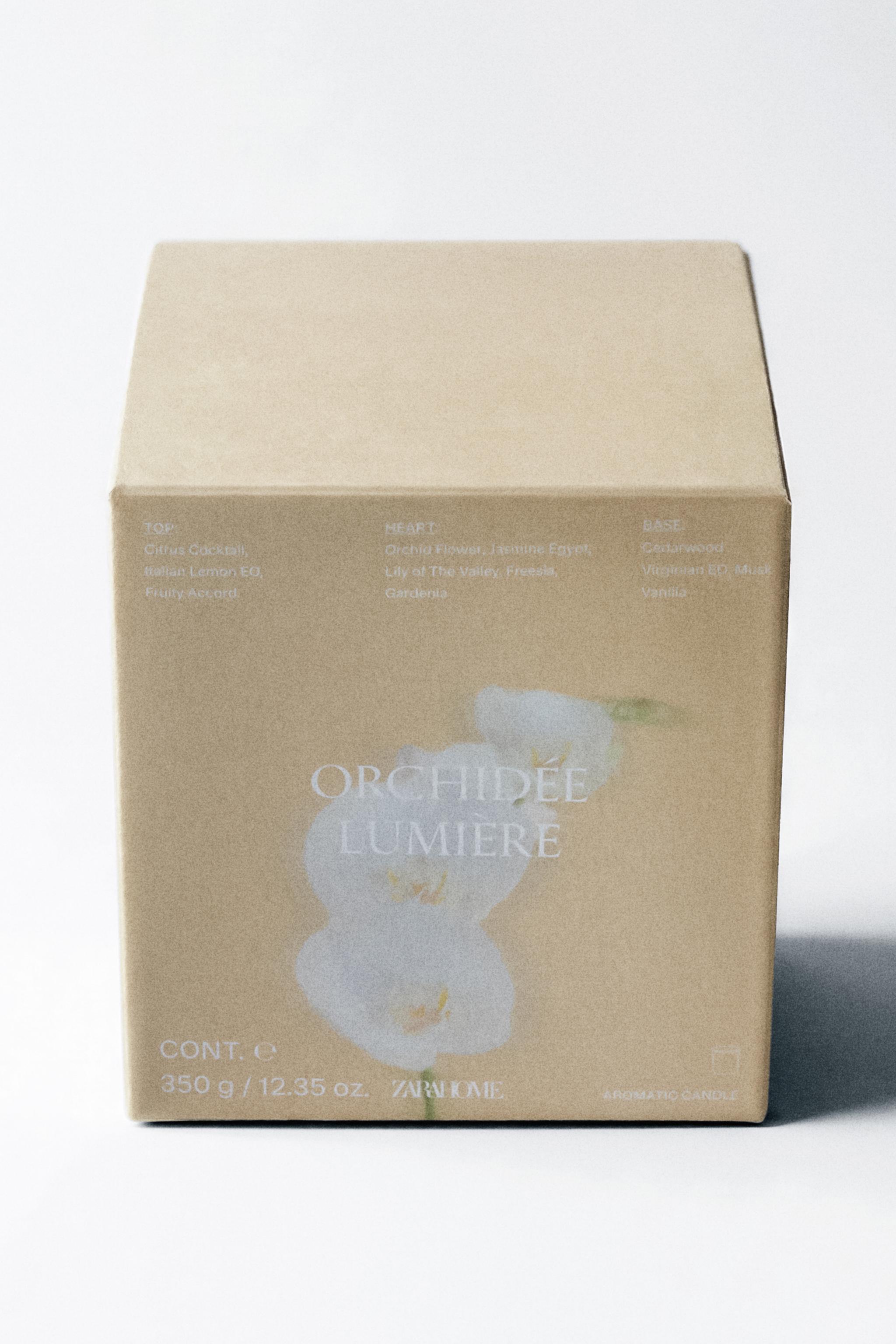 (350 G) ORCHIDÉE LUMIÈRE SCENTED CANDLE — Purple