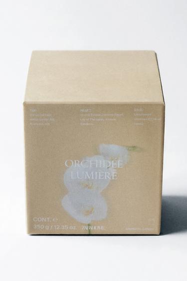 (350G) ORCHIDÉE LUMIÈRE 아로마 캔들 - Zara 퍼플