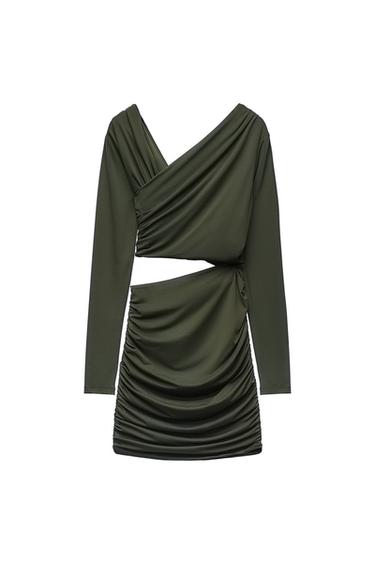 FITTED DRESS WITH CUT-OUT DETAIL