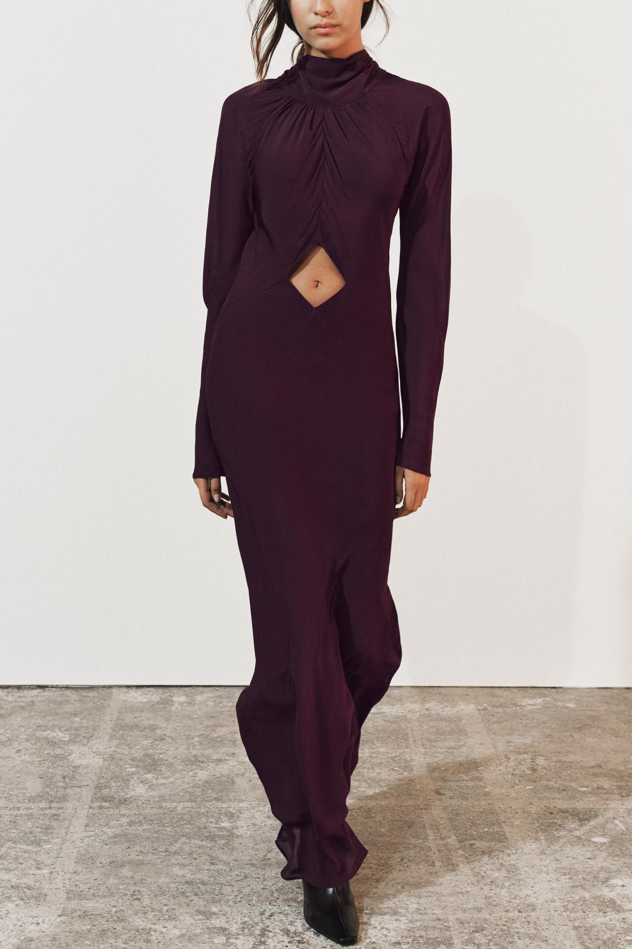 Zw Collection Cut-Out Maxi Dress by Zara