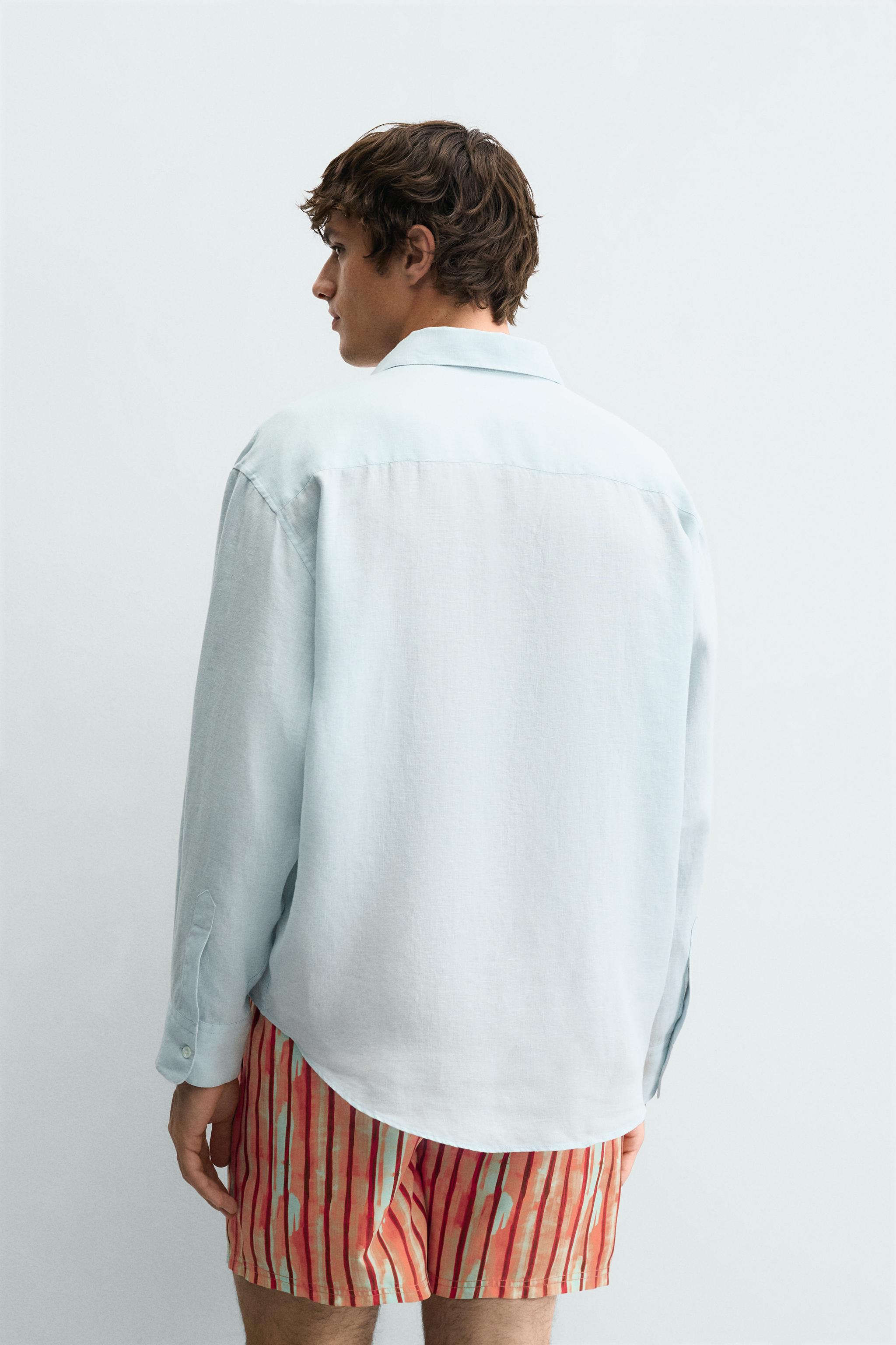 100% LINEN RELAXED FIT SHIRT
