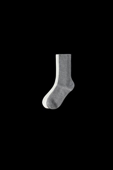 2ER-PACK RIB-SOCKEN - Weiß von Zara - Bild 0