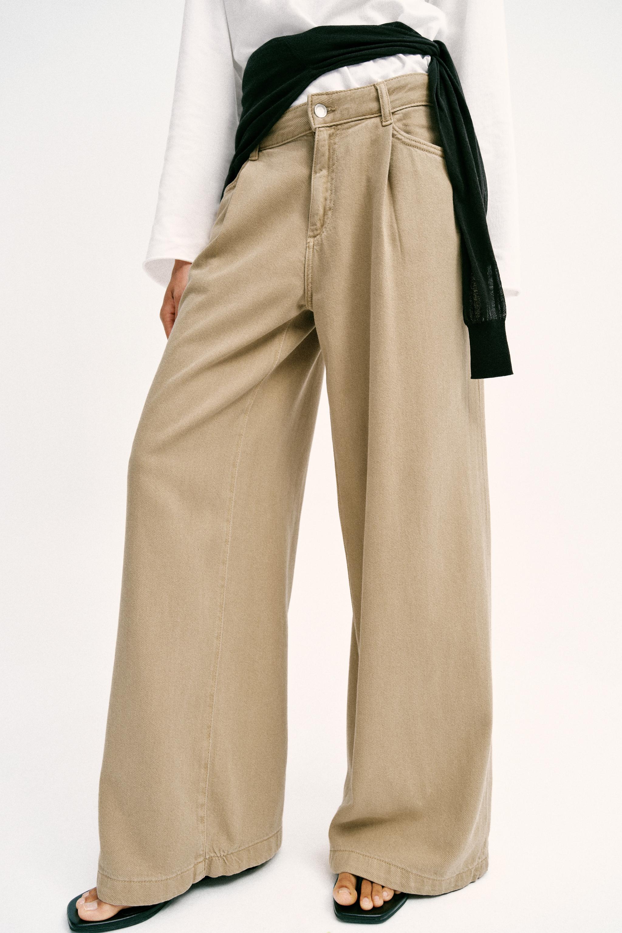 Z1975 HIGH WAIST WIDE LEG JEANS WITH DARTS