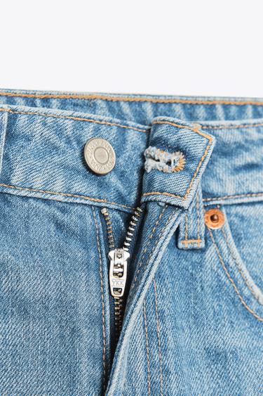 TRF MID-RISE DENIM BERMUDA SHORTS - Indigo by Zara - Image 9