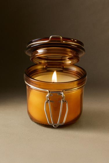 (120 G) CARAMEL POPCORN SCENTED CANDLE — Tortoiseshell 1