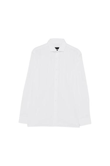 STRIPED SATIN SHIRT