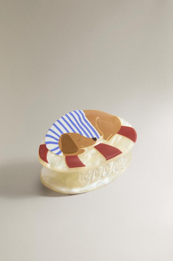 CHILDREN'S DOG HAIR CLIP - Brown by Zara - Image 0