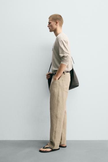 PULL RAYURES MÉLANGE COTON - Rayures de Zara - Image 3