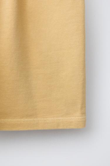 BASIC PLUSH BERMUDA SHORTS - Mustard by Zara - Image 3