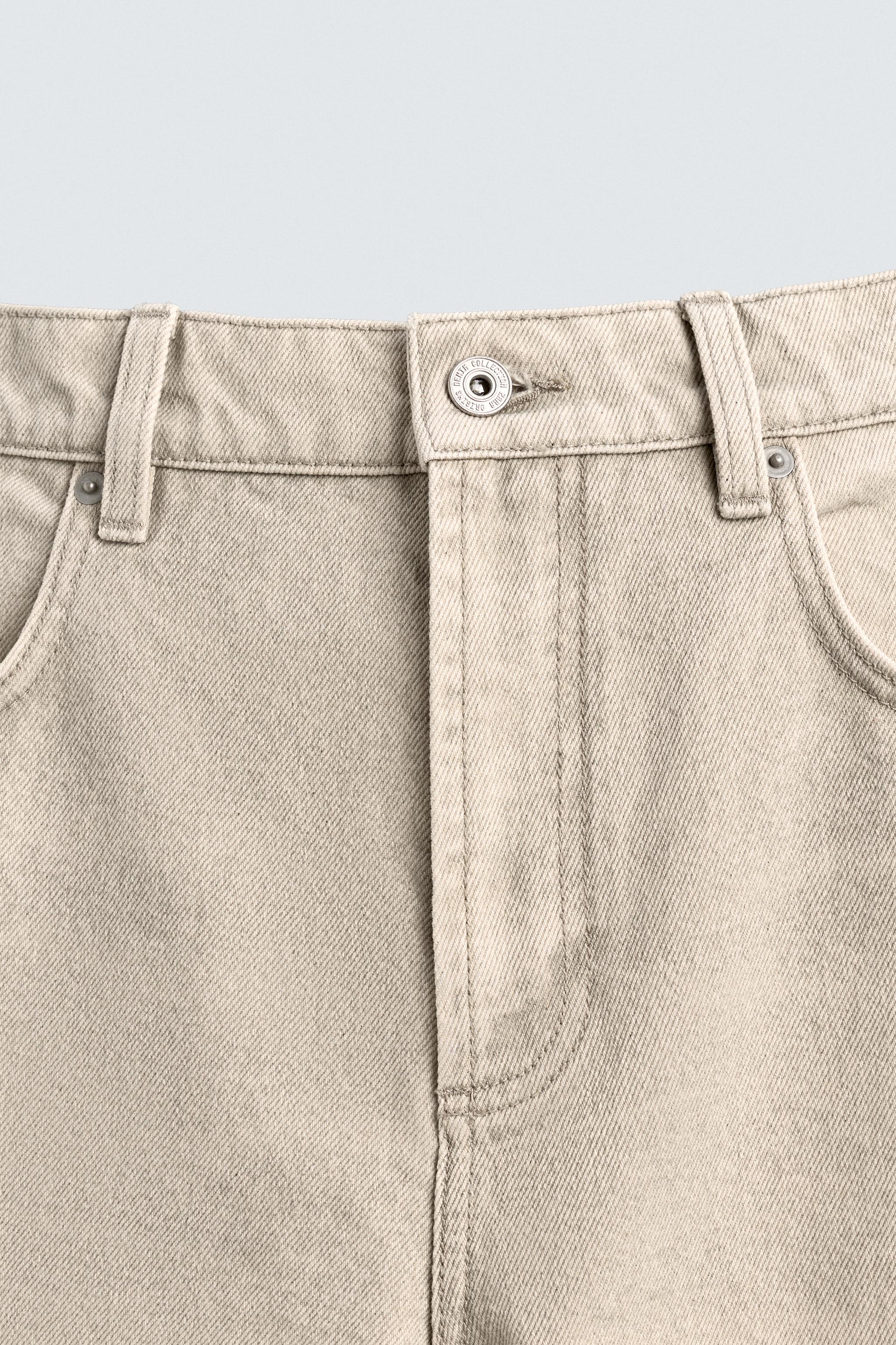 WASHED PRINT STRAIGHT FIT JEANS