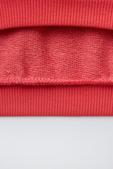 SWEAT IMPRIMÉ PALMIER - Corail soutenu de Zara - Image 3