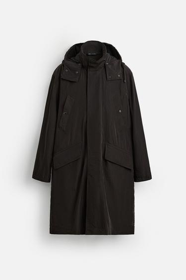 TRENCH TÉCNICO - Marrón de Zara - Imagen 0