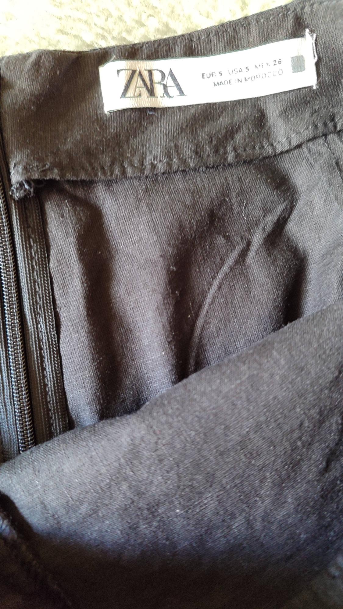 FALDA PANTALÓN DRAPEADA CON LINO - Image 6