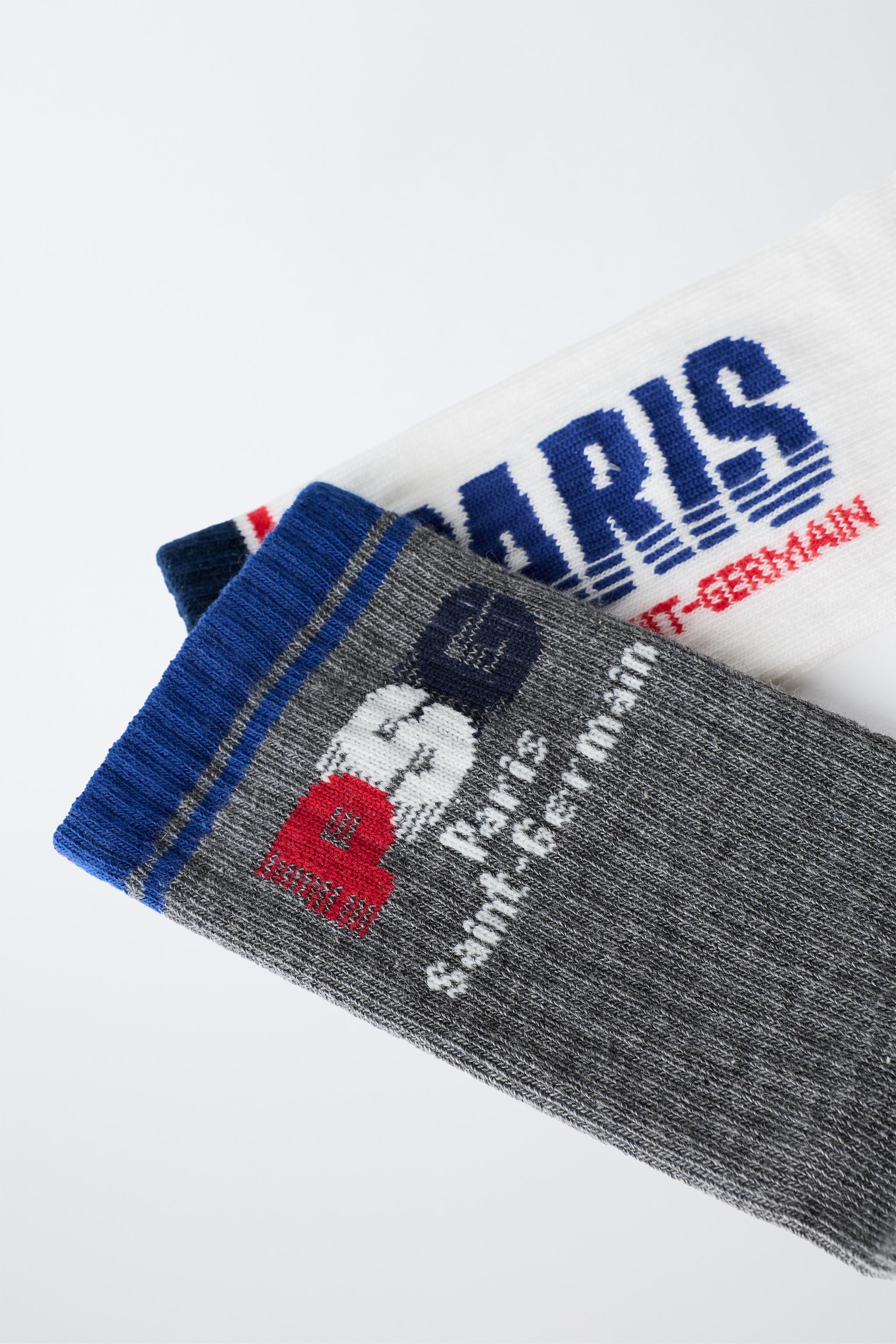 Носки TWO-PACK PSG® MID-LENGTH для детей — Zara — фото 4