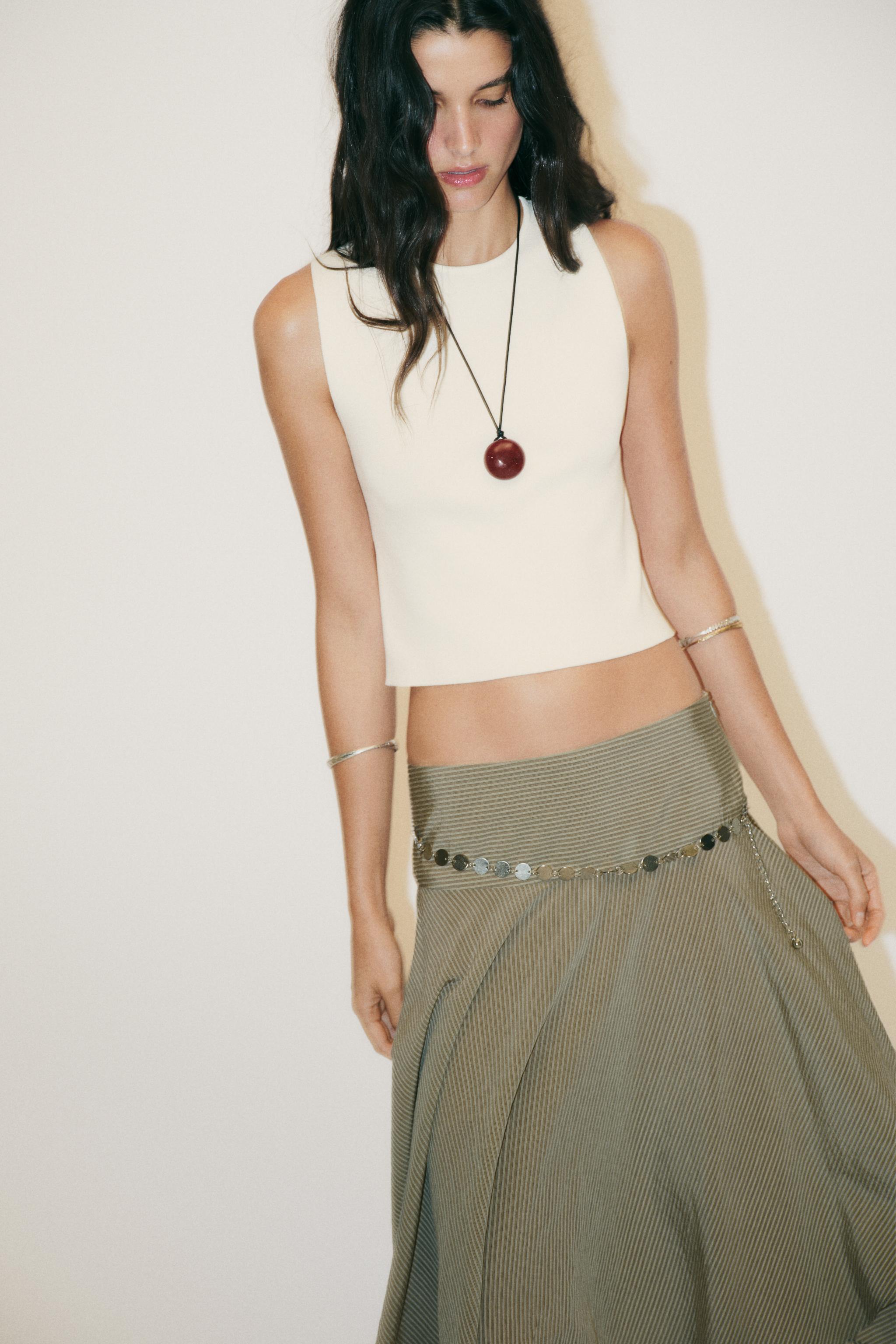 クロップ丈トップス – レディース | ZARA 日本