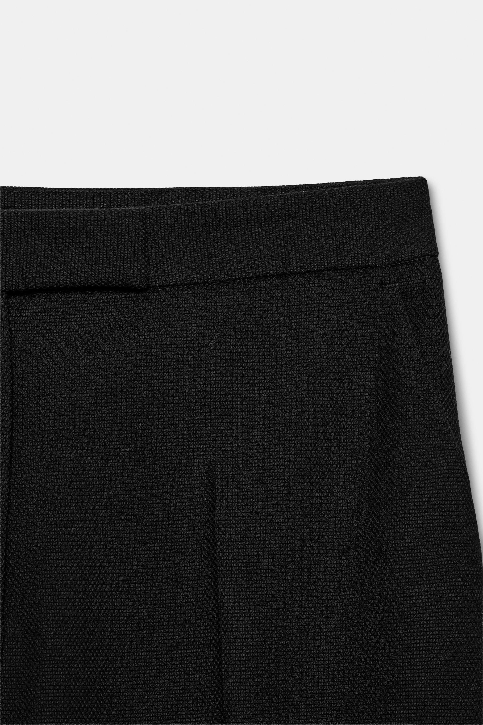 Zara Yüksek Bel Düz Kesim Pantolon görsel 8