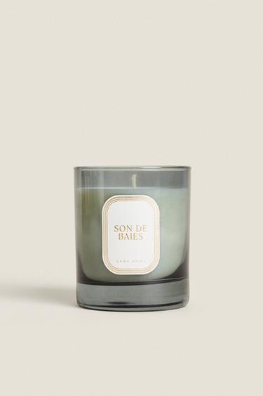 (200 G) BOUGIE PARFUMÉE SON DE BAIES - Blanc de Zara - Image 1