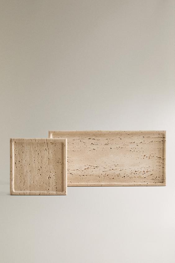 PLATEAU MARBRE BEIGE - Beige de Zara - Image 0