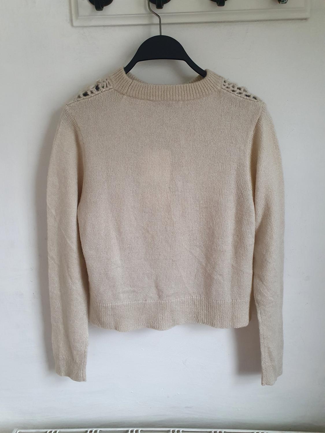COMBINED CROCHET KNIT SWEATER - Image 10