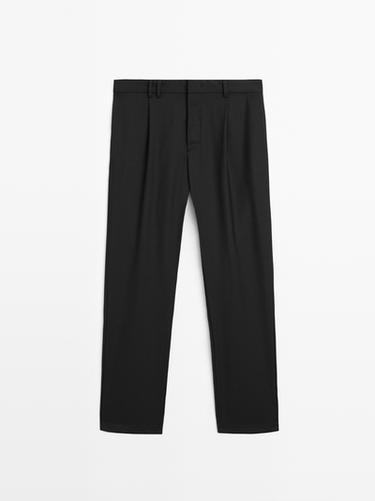Zara Relaxed fit trousers - Black