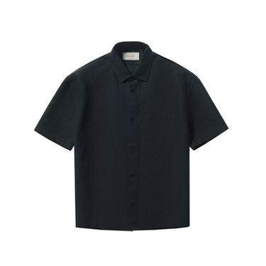 100% HEMP SHIRT - Dark navy by Zara