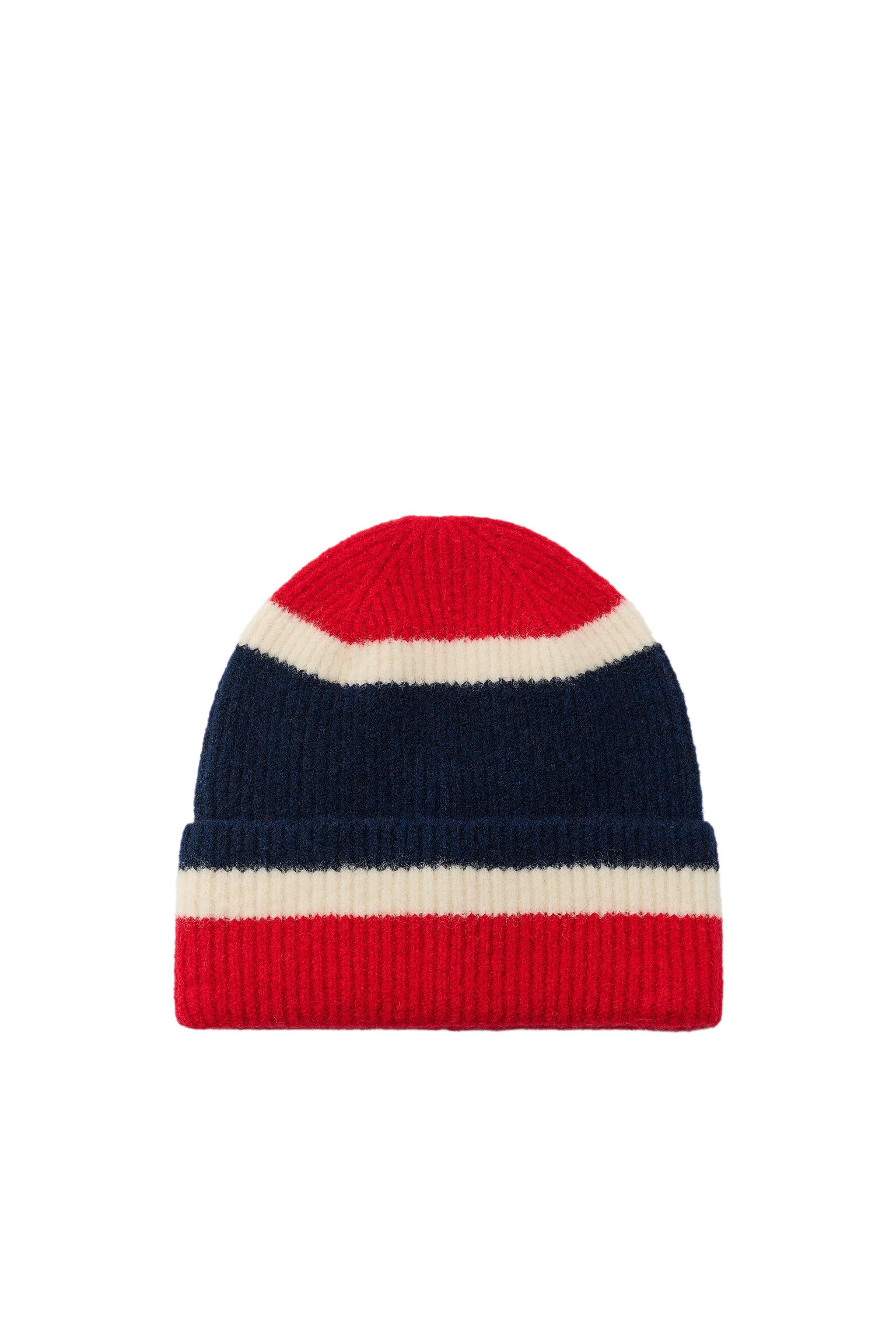 GORRO BEANIE PUNTO RAYAS