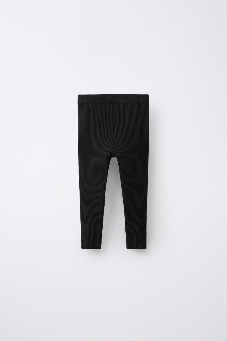 Leggings de punto acanalado 2