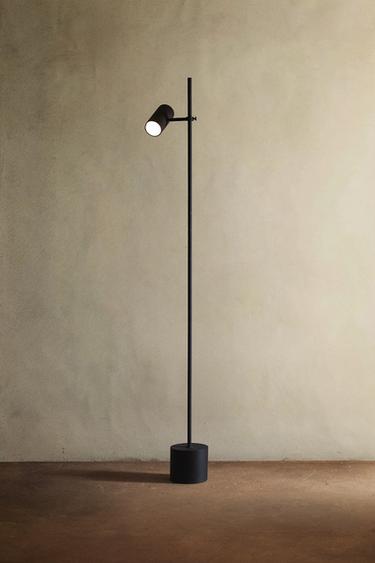 CORDLESS FLOOR LAMP WITH SPOTLIGHT - Brown by Zara