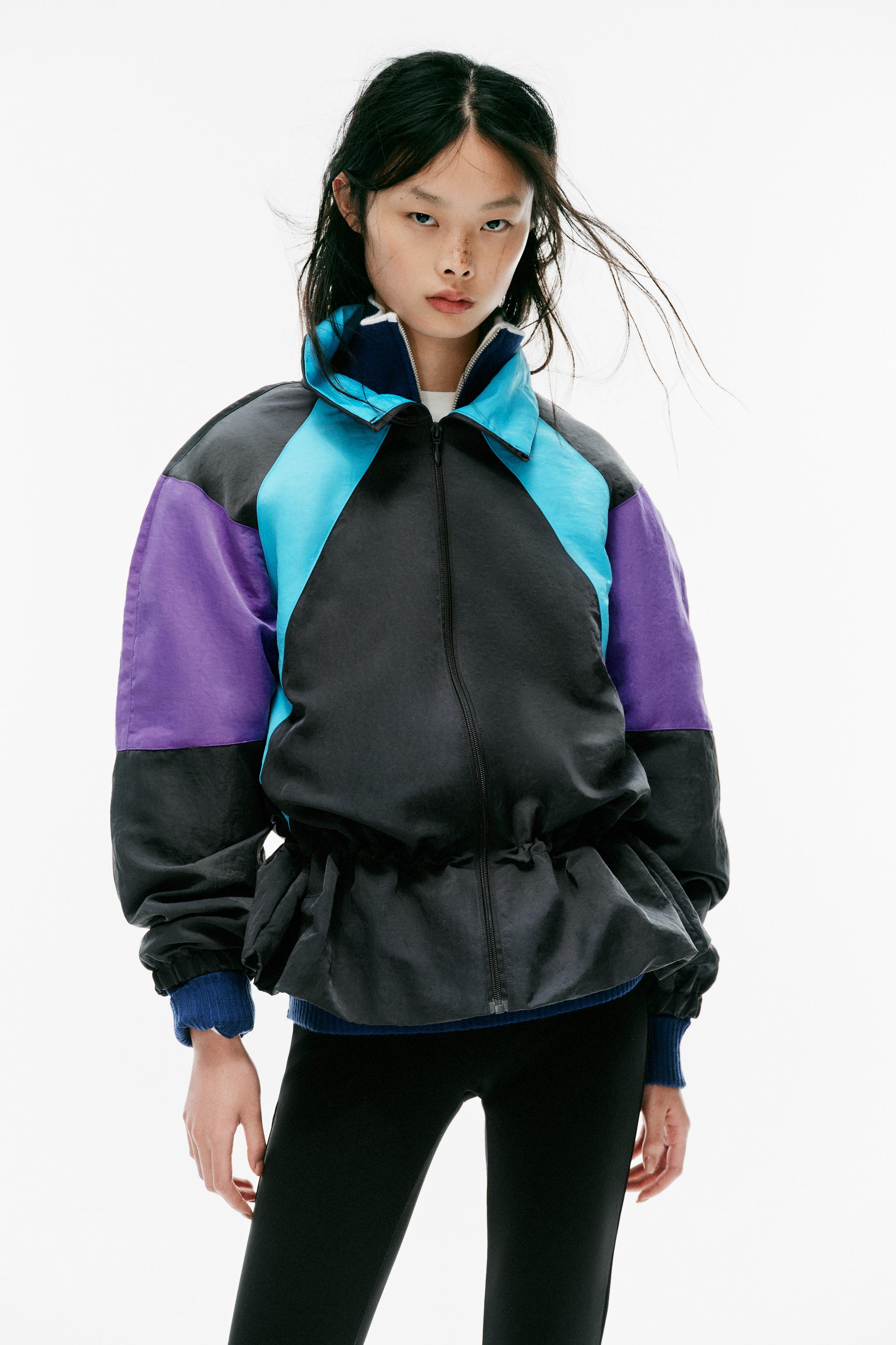 JACKET WITH SHOULDER PADS