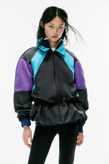 JACKET WITH SHOULDER PADS — Anthracite grey 1