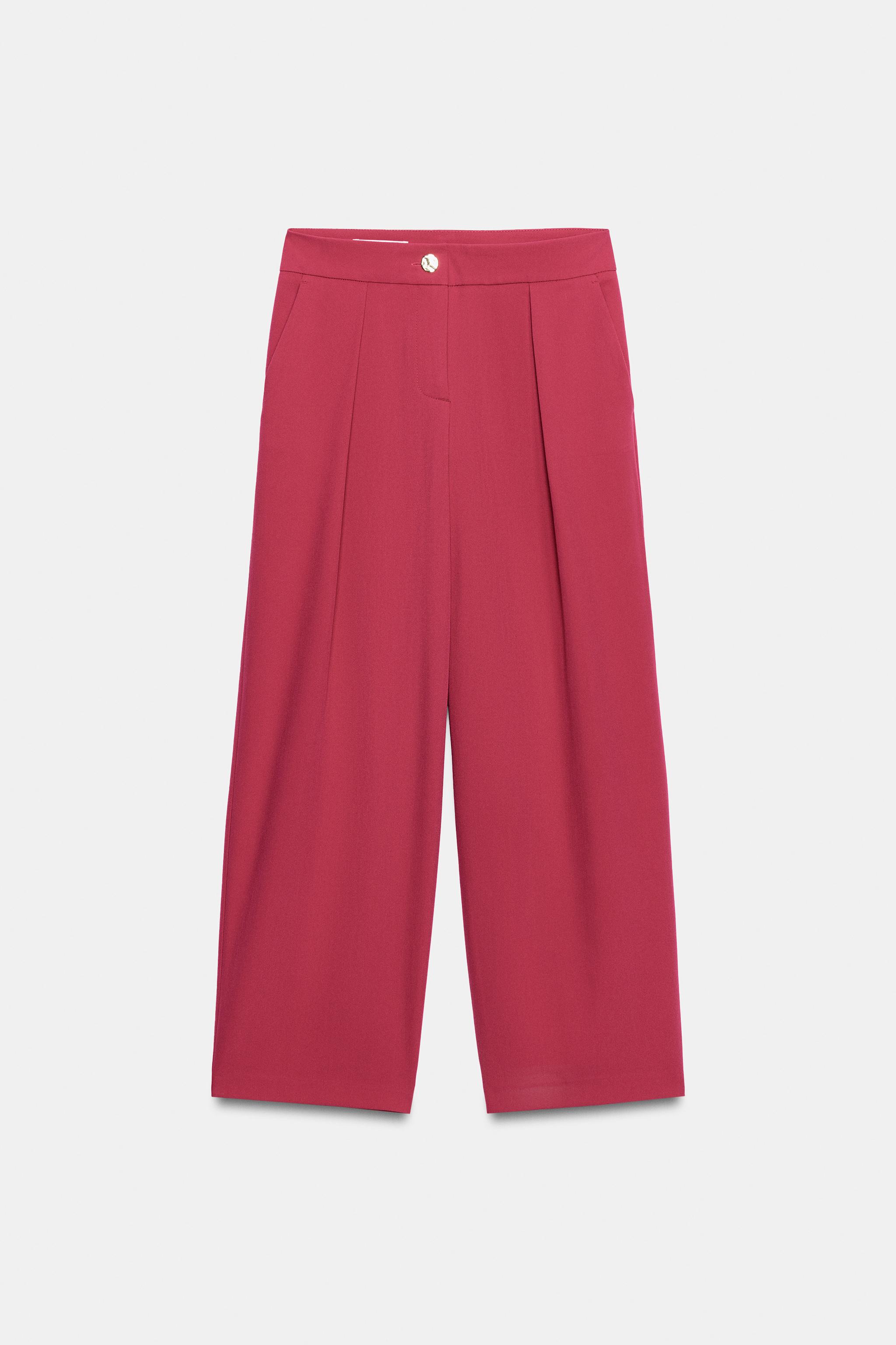 PLEATED TAPERED PANTS