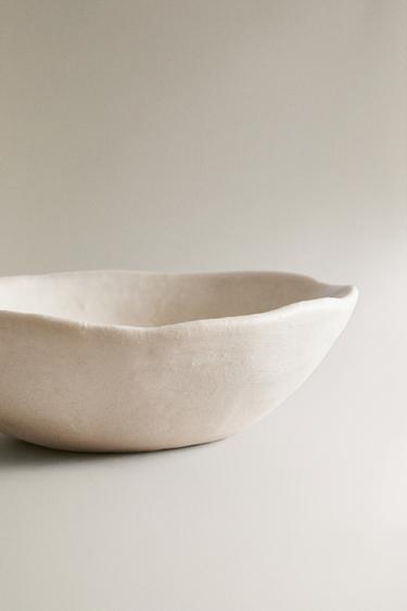 IRREGULAR CERAMIC BOWL - Oyster-white by Zara - Image 3