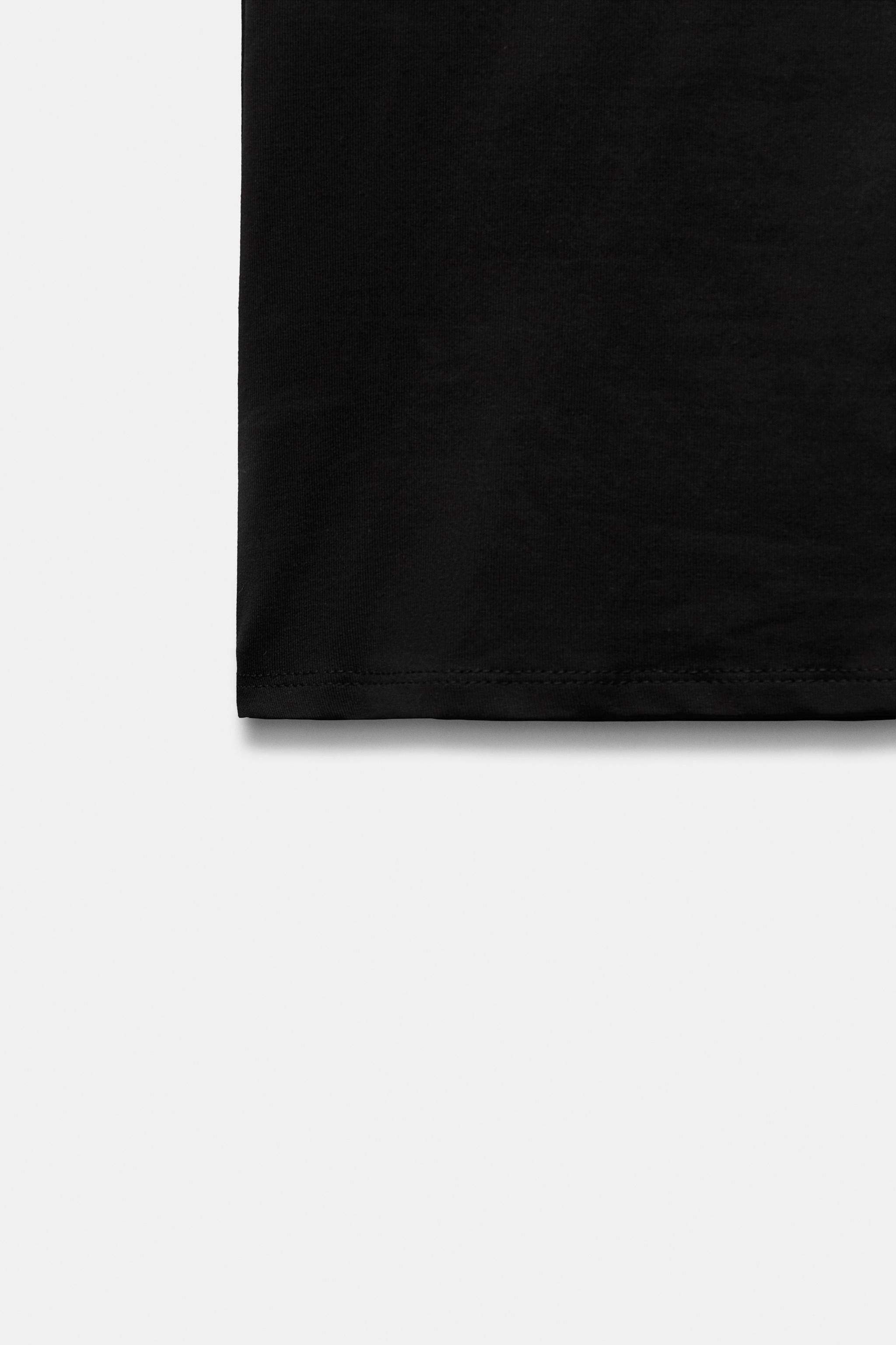 GENİŞ ASKILI POLİAMİT T-SHIRT - Görsel 5
