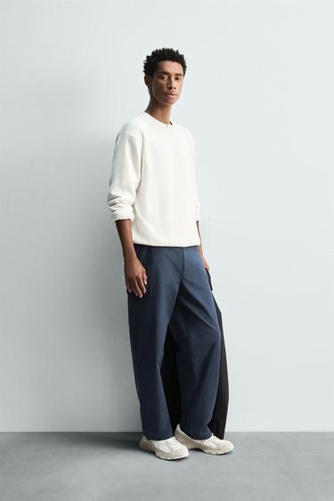 REGULAR FIT CARGO TROUSERS - Indigo by Zara - Image 3