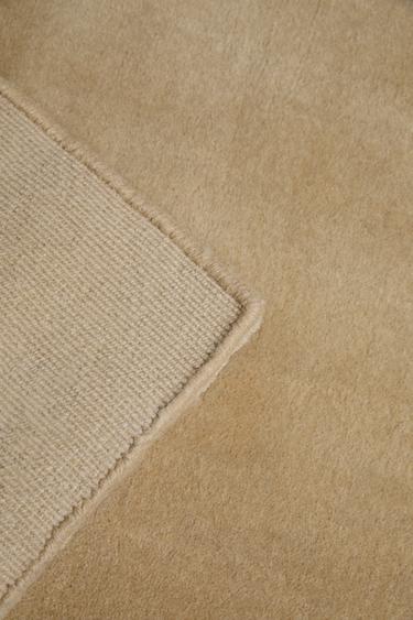 Zara WOOL CASHMERE AREA RUG - Beige