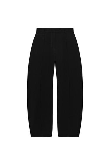 ZW COLLECTION BALLOON TROUSERS - Black by Zara