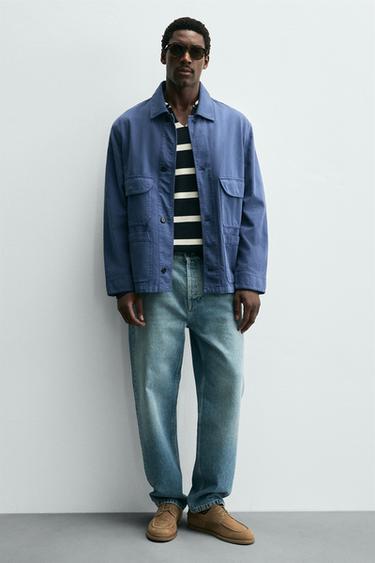 ZAPATO NÁUTICO PIEL CASUAL - Beige de Zara - Imagen 0