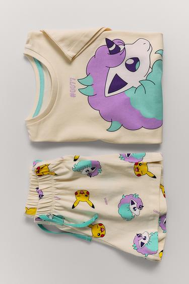 6-14 سنة/ بيجامة بونيتا الغالارية بوكيمون ™ - أصفر الخاص بـ Zara