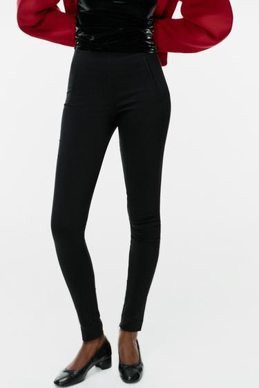 ZIP LEGGINGS — Black 1