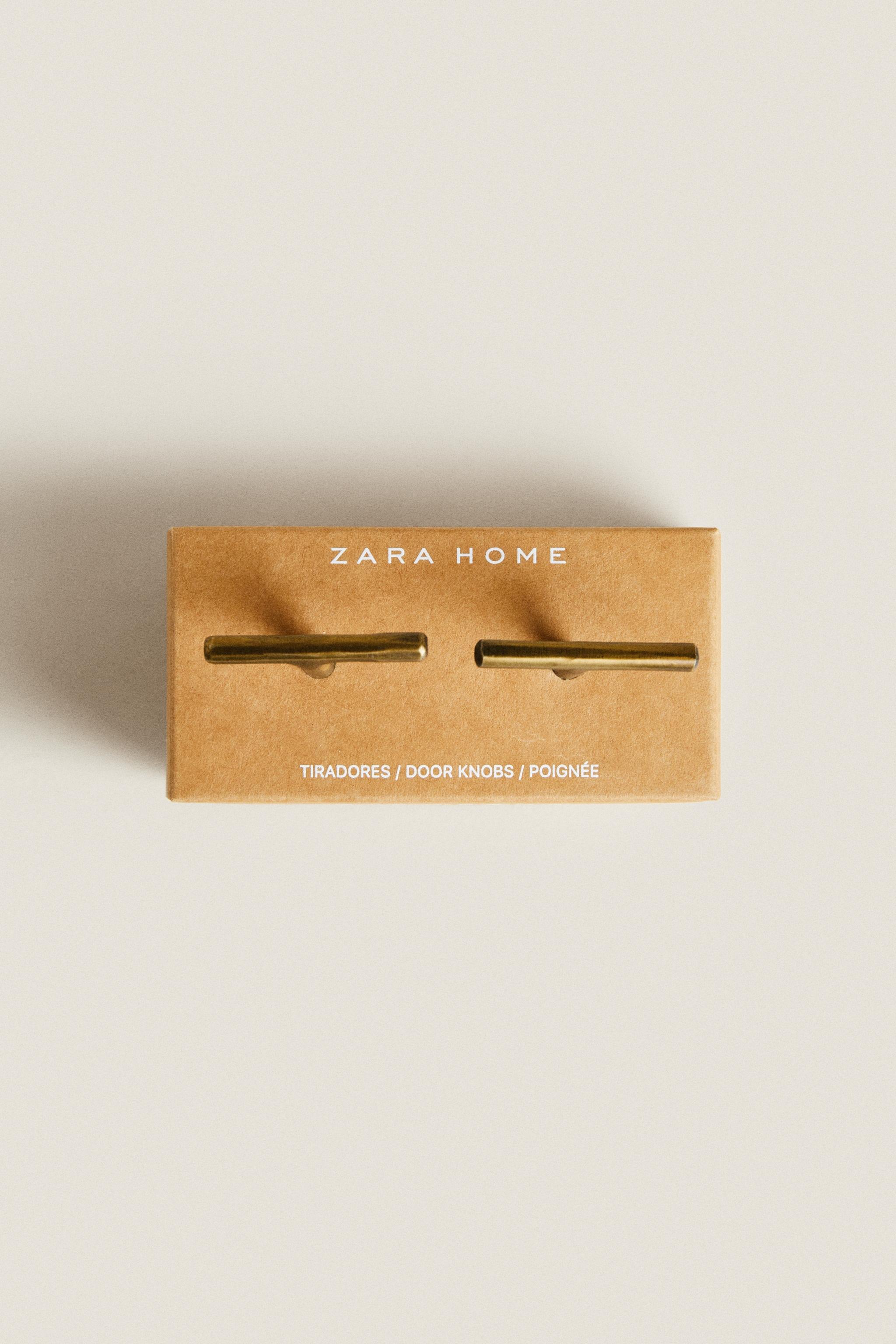 SET OF GOLD METALLIC KNOBS (SET OF 2