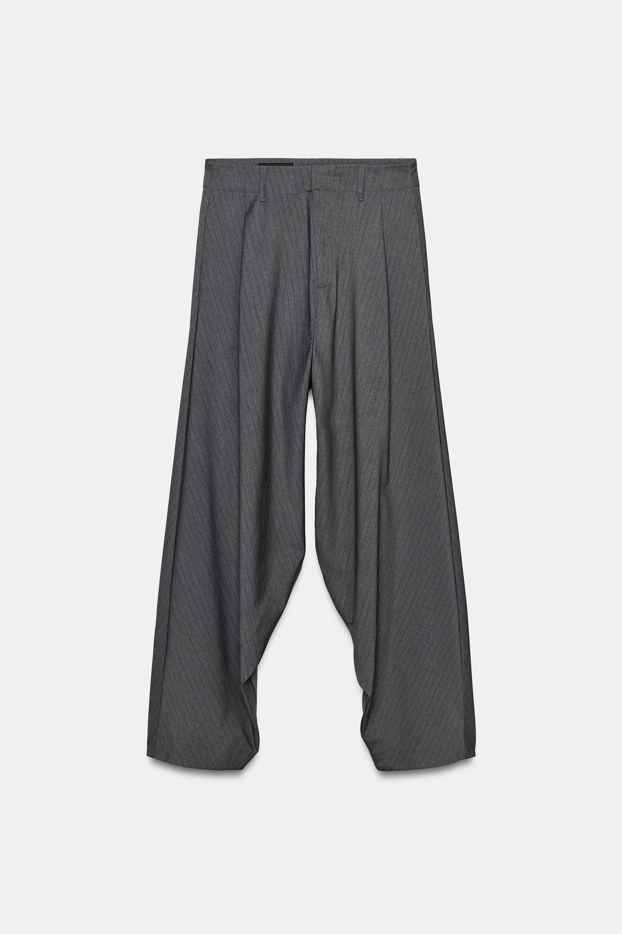 PINSTRIPE VOLUME PANTS